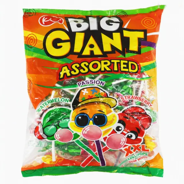 Kenafric Big Giant Assorted Lollipops 200 Pops